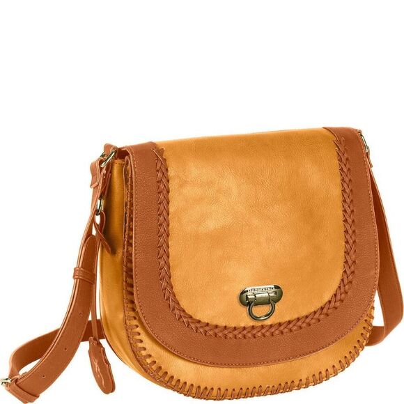 NWT Browning Locking Honey Brown Faux Leather Oakley Concealed Carry Cross body - Picture 2 of 15